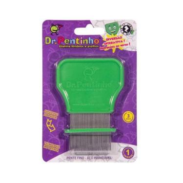 Imagem de Pente de Metal Dr. Pentinho Cor Verde Perosul