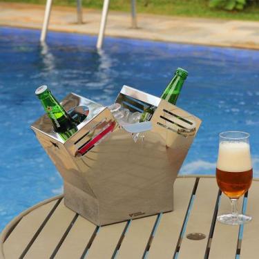 Imagem de Balde de Gelo - Cooler - Bloco Motor V2 - Inox - Maxx Diamond