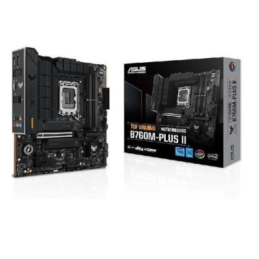 Imagem de Placa Mae Asus B760M-Plus Ii Tuf Gaming Intel 1700 Ddr5 Matx M.2 Nvme