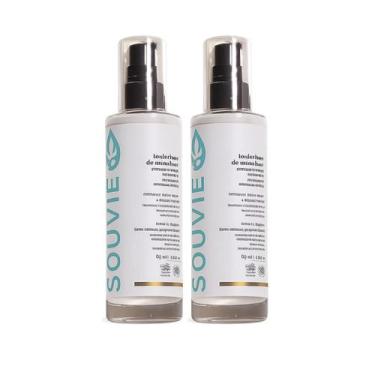 Imagem de Kit 2 Loção Facial Demaquilante Limpeza Hidratação Souvie