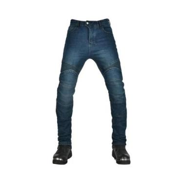 Imagem de Calças De Motocicleta Clássicas Para Homens, Ajuste Clássico, Resisten