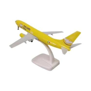 Imagem de Modelo De Metal Em Liga De Alumínio Boeing B737 De 20cm, Souvenir De A
