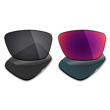 Imagem de 2 pares de lentes polarizadas de substituição para óculos de sol Oakley Conductor 6 – Opções
