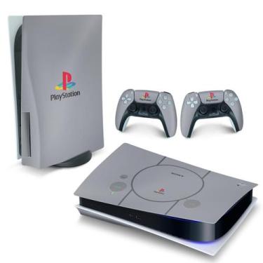 Imagem de Adesivo Compatível Ps5 Playstation 5 Skin Horizontal - Sony Playstatio