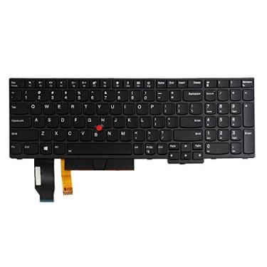 Imagem de AUTENS Teclado de substituição compatível com laptop Lenovo ThinkPad E580 E585 L580 P52 P72 (não serve para P52s), Backlight …