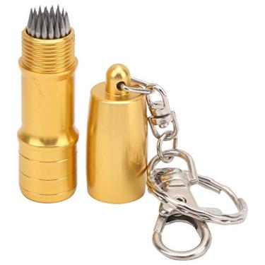 Imagem de Picador de ponta de bilhar, agulha de ponta de taco durável, para ponta de bilhar(Ouro)