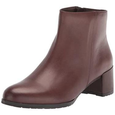 Imagem de Naturalizer Bota feminina Bay Ankle Boot, Couro Wp Chocolate, 12