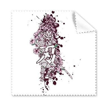 Imagem de Japan Ninja Sakura Art Pano de limpeza de tela de telefone limpador de óculos 5 peças