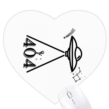 Imagem de Mousepad Planetary Spacnave Searching Humans Heart Tapete de borracha para escritório