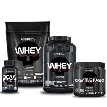 Imagem de COMBO WHEY 2X + BCAA + CREATINA (MOR E CHOC)