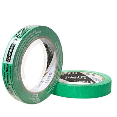 Imagem de Fita Crepe Mask Automotiva, 18mmX50mts, Verde, Adelbras