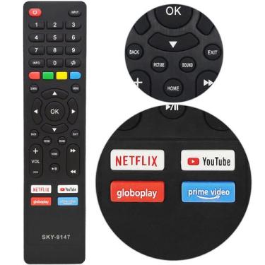 Controle Remoto Compativel Tcl Rc802N Netflix Globo Play Pix - Acessórios  para TV - Magazine Luiza