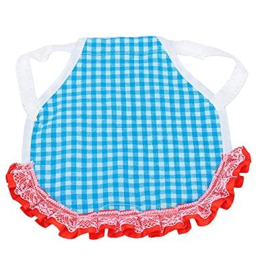 Imagem de Colete de aves de capoeira, colete de galinha, protetor traseiro, avental de sela de galinha para patinhos de galinha e gansos [grade azul] suprimentos de habitat de aves