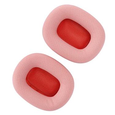 Imagem de Almofadas de fone de ouvido, almofada de ouvido de couro de proteína confortável para fone de ouvido Airpod(Cor de rosa)