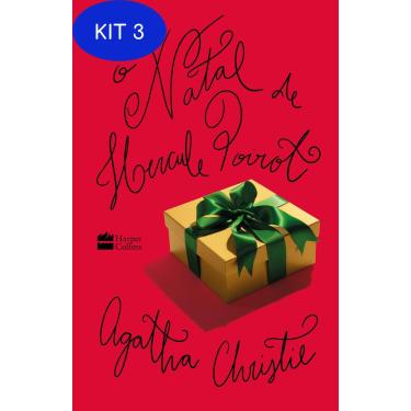 Imagem de Kit 3 Livro O Natal De Hercule Poirot Decoração Natal
