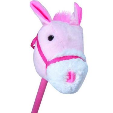 Imagem de Cavalo De Pelúcia Com Som E Rodas - Rosa - Lovely Toys