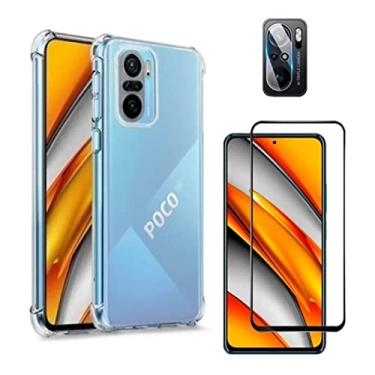 Imagem de Capa Capinha + Película De Vidro 3d + Câmera Para Poco F3 5g 8GB RAM 256GB - (HARD GLASS STORE)