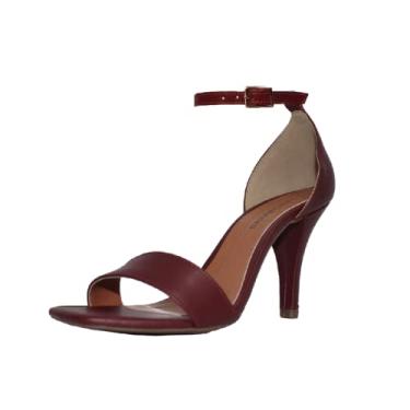 Imagem de Sandália Salto Alto Fino Luiza Sobreira Marsala Mod. 2133