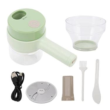 Imagem de Processador de alimentos sem fio, cortador elétrico de legumes triturador automático de gengibre para ferramenta de cozinha doméstica