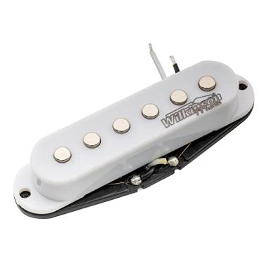 Imagem de Wilkinson High Output Cerâmica Captador Single Coil para Braço de Guitarra Strato, Branco