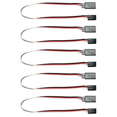 Imagem de Apex RC Products Futaba Style 9" / 225 mm Servo Extensão - Pacote com 5 #1009