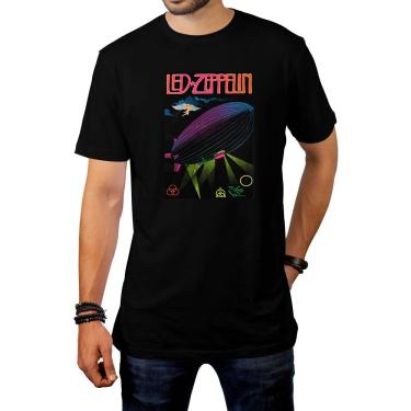 Imagem de Camisa Camiseta Led Zeppelin Dirigivel Cd Album Capa Rock