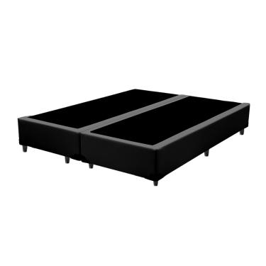 Imagem de Base Box Cama Queen Madeira Resistente Preto