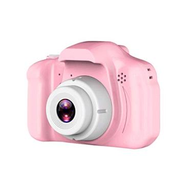 Imagem de Atualize a câmera Selfie para crianças, de Natal para meninas de 3 a 9 anos, câmeras de vídeo digitais HD para crianças pequenas, brinquedo portátil para meninas de 3 4 5 6 7 8 anos com cartão SD de 32 GB - rosa