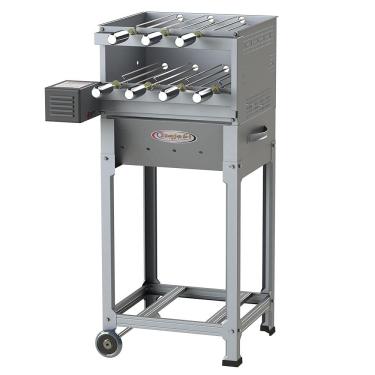 Imagem de Churrasqueira Itagrill Plus Luxo Itajobi Inox 7 Espetos Elétricos Giratório