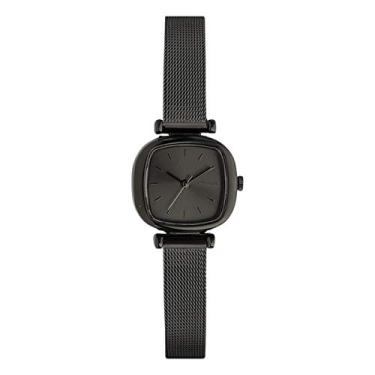Imagem de KOMONO Relógio feminino KOM-W1243 Moneypenny Royale Series mostrador analógico quartzo japonês preto, Gun, Movimento de quartzo