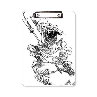 Imagem de Masterpiece Romance Three Kingdoms China Prancheta pasta para escrever placa de apoio A4