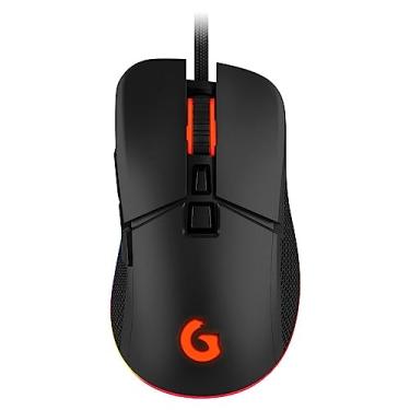 Imagem de Geonav Mouse Gamer Ghost Light GOOD GAME, 7 Botões, Sensor Óptico Pixar 3327, com DPI de até 12.400, LED RGB 11 efeitos programáveis, G3MS02BK, Preto