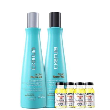 Imagem de C.Kamura Argan Nutri-Oil Antifrizz Kit (3 Produtos) BLZ