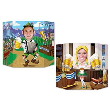 Imagem de Beistle Oktoberfest Photo Prop 90 cm 25 cm x 63 cm, multicolorido