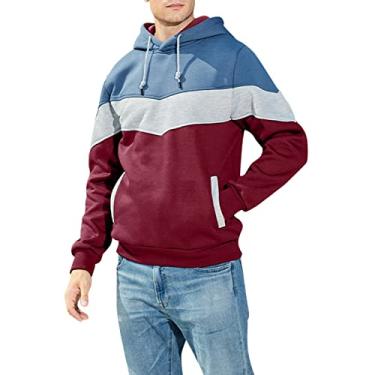 Imagem de Chinelo quente para uso ao ar livre masculino casual com zíper moletom com capuz emenda tamanho grande jaqueta menino meia, Vinho, X-Large