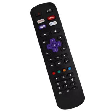Imagem de Controle Remoto para TV Semp TCL Com Roku Smart teclas especiais - Controle pra reposição, com teclas de atalho - Controle tv Tcl semp smart