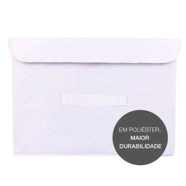 Imagem de Caixa Organizadora Tecido C/ Tampa Vizapi Un Exclusive P 30x23x17 Cm Branco