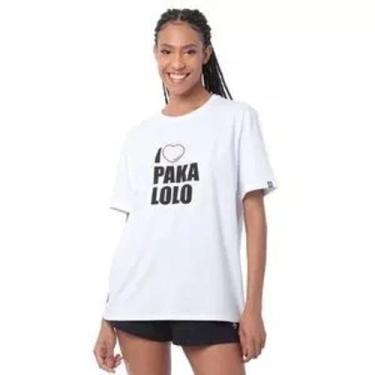 Imagem de Camiseta Com Inscrições (Tamanho P) (Branca) Pakalolo