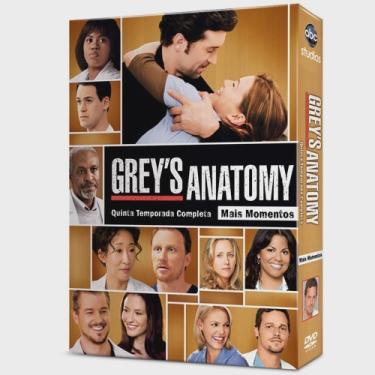 Imagem de Dvd box - Grey's Anatomy - 5ª Temporada (7 DVDs) - Lacrado