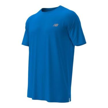 Imagem de Camiseta New Balance Sport Essentials Azul Masculino