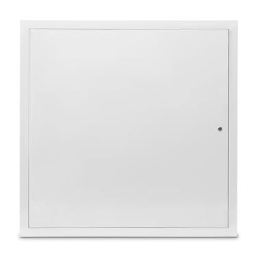 Imagem de Painel de acesso espesso de 1 mm 18 x 18 para drywall, porta do sótão, painel de acesso ao teto para drywall, painéis de acesso de metal 18 x 18 são espessos até 1 mm para resolver o problema de