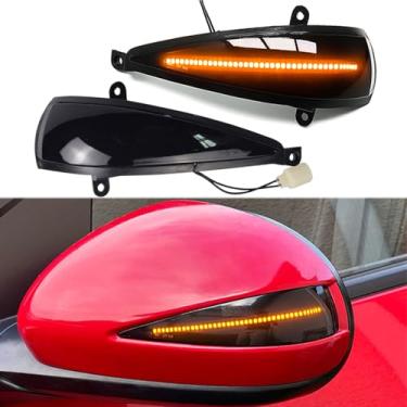 Imagem de Sinal de seta sequencial dinâmico LED indicador de espelho lateral piscante para Honda Civic Hatchback MK8 Type-S Type-R FN 1 2 3 FK 1 2 3