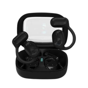 Imagem de Fone Bluetooth Estéreo Encaixe De Orelha J-60c Cor Preto e Branco (Preto)