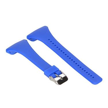 Imagem de hengkang Adequada para relógio Polar FT4 feminino e masculino, pulseiras Polar FT7, pulseira de substituição de silicone ajustável elegante para monitor de frequência cardíaca Polar FT4/FT7 (azul)