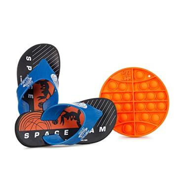 Imagem de Chinelo Infantil Masculino Space Jam+ Brinquedo Pop It Azul