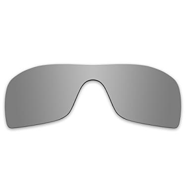 Imagem de Lentes polarizadas de substituição para óculos de sol Oakley Batwolf OO9101, várias cores, Titânio, Small
