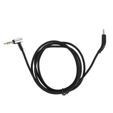 Imagem de Cabo de Substituição de Fone de Ouvido, Fio de Atualização para Bowers e Wilkins P7, Conector de ângulo Reto, Plugue Banhado a Ouro, Comprimento de 1,2 M, Núcleo OFC, Compatível