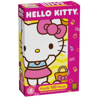 Imagem de QUEBRA CABEÇA P100 HELLO KITTY