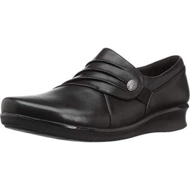 Imagem de Clarks Mocassim feminino Hope Roxanne, Preto, 9 Wide