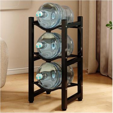 Imagem de Suporte para jarro de água Suporte para garrafa de água de 5 galões, suporte para dispensador de água resistente Rack para jarro refrigerador de água, prateleira de armazenamento de garrafa